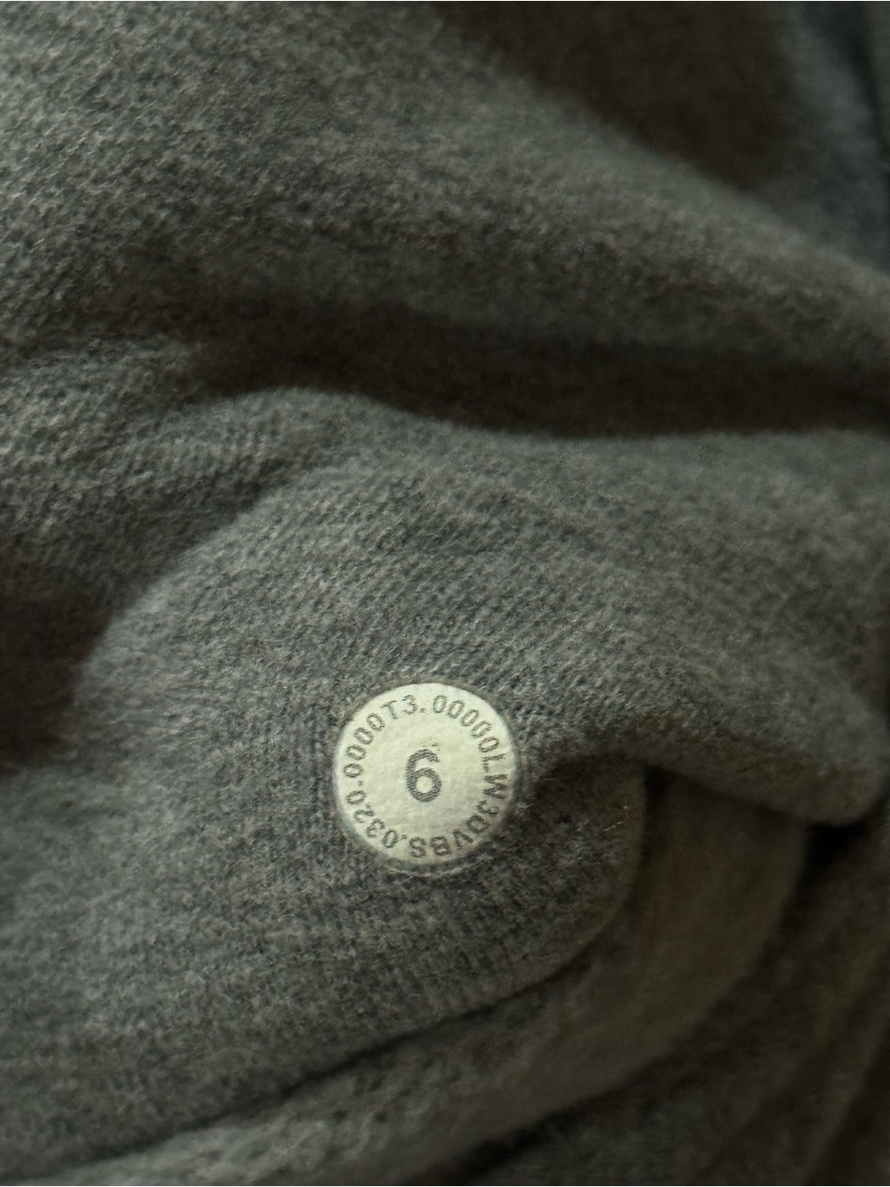 Lululemon All Yours Hoodie *Fleece Heathered Core Medium Grey Size 6 - Picture 3 of 4